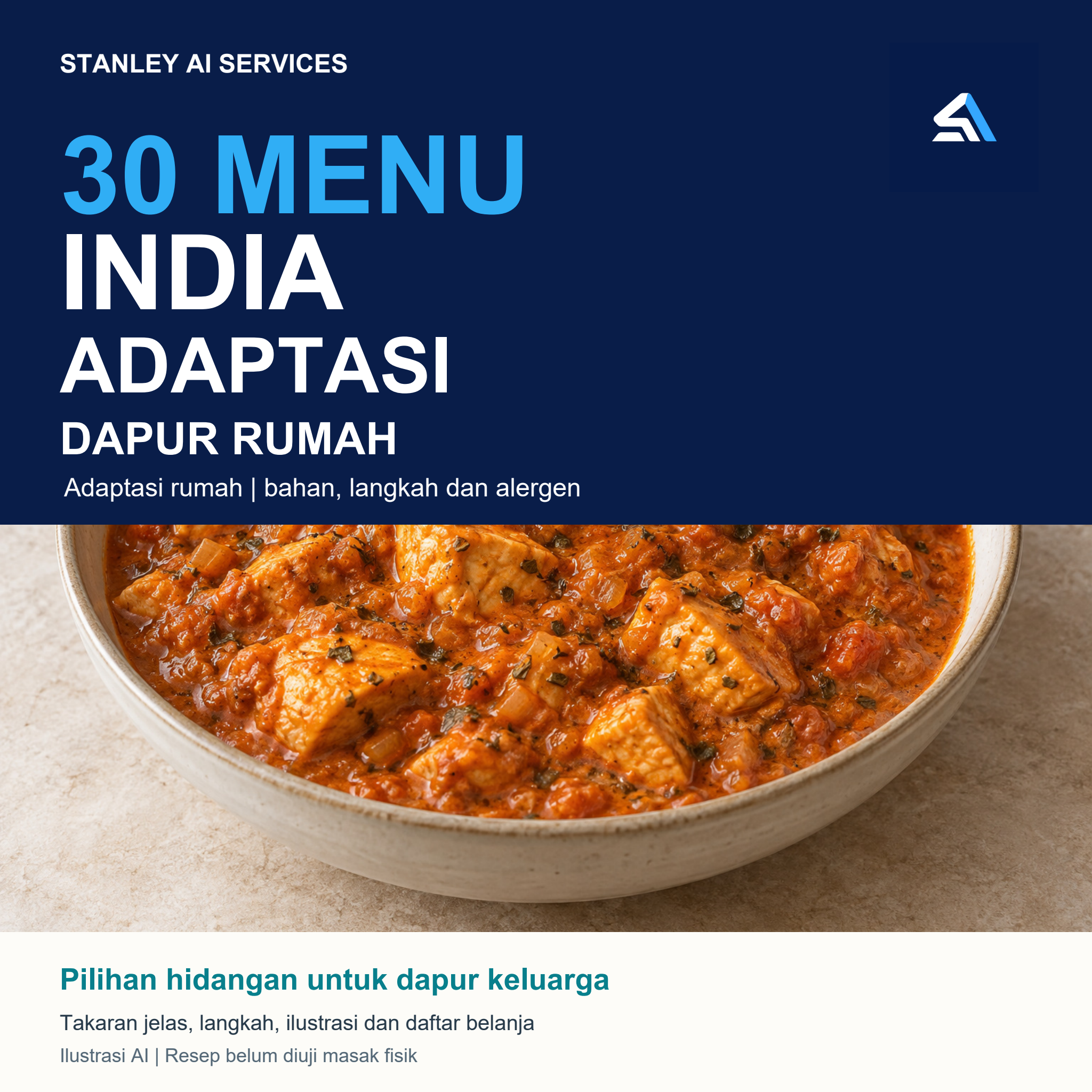 Cover 30 Menu India Adaptasi Dapur Rumah