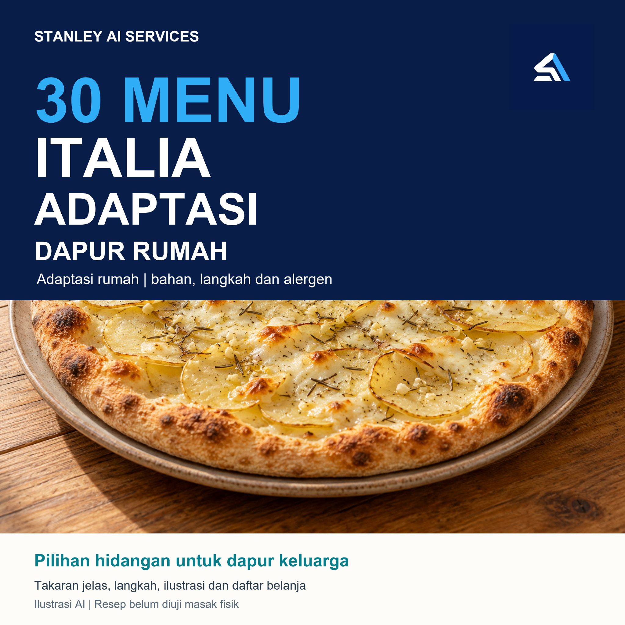 Cover 30 Menu Italia Adaptasi Dapur Rumah