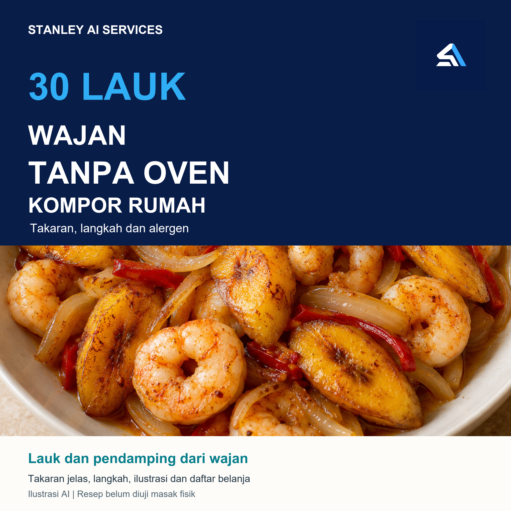 Cover 30 Lauk Wajan Tanpa Oven