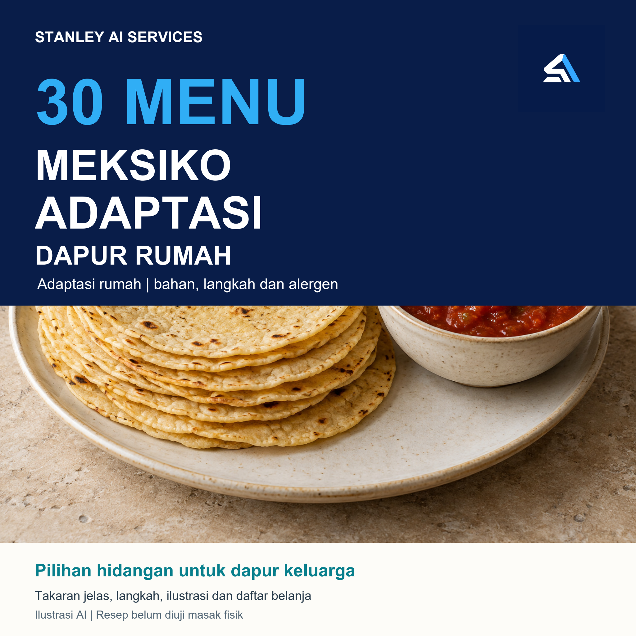 Cover 30 Menu Meksiko Adaptasi Dapur Rumah