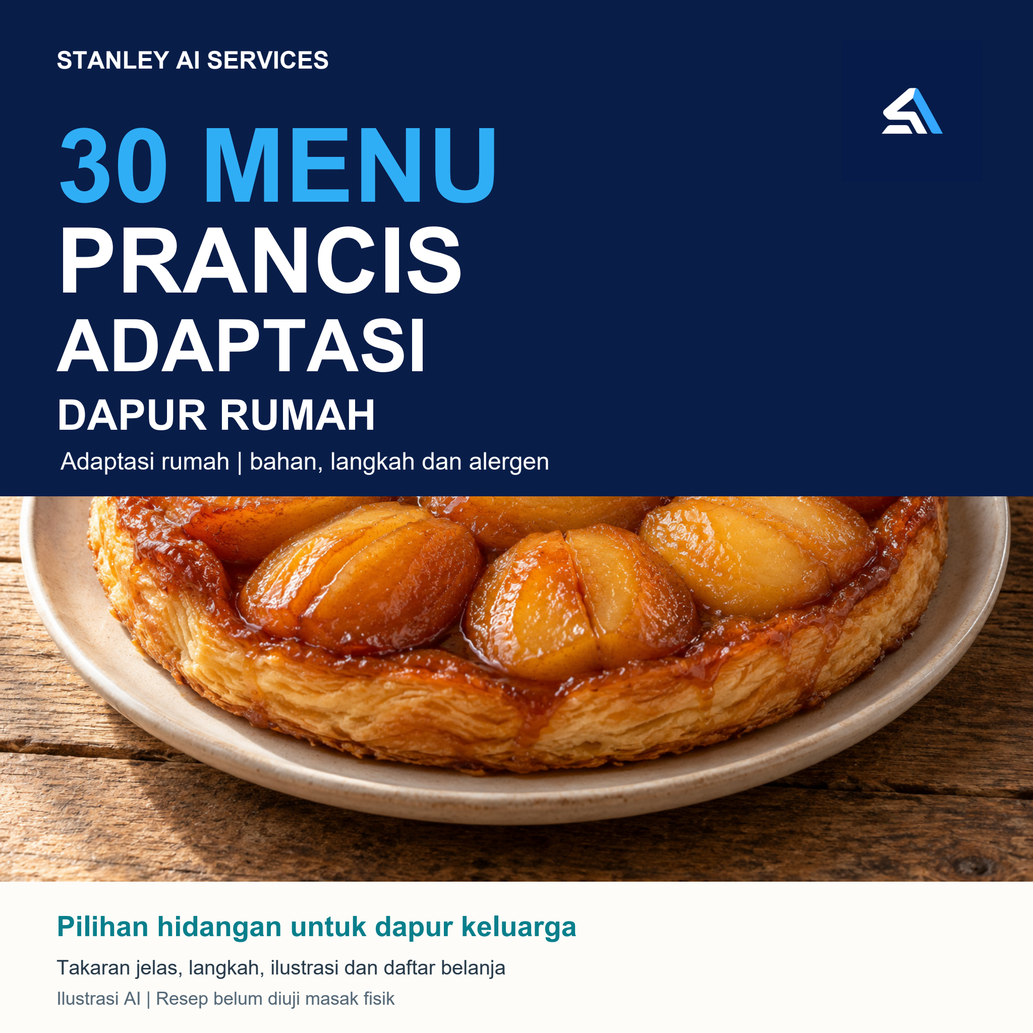 Cover 30 Menu Prancis Adaptasi Dapur Rumah