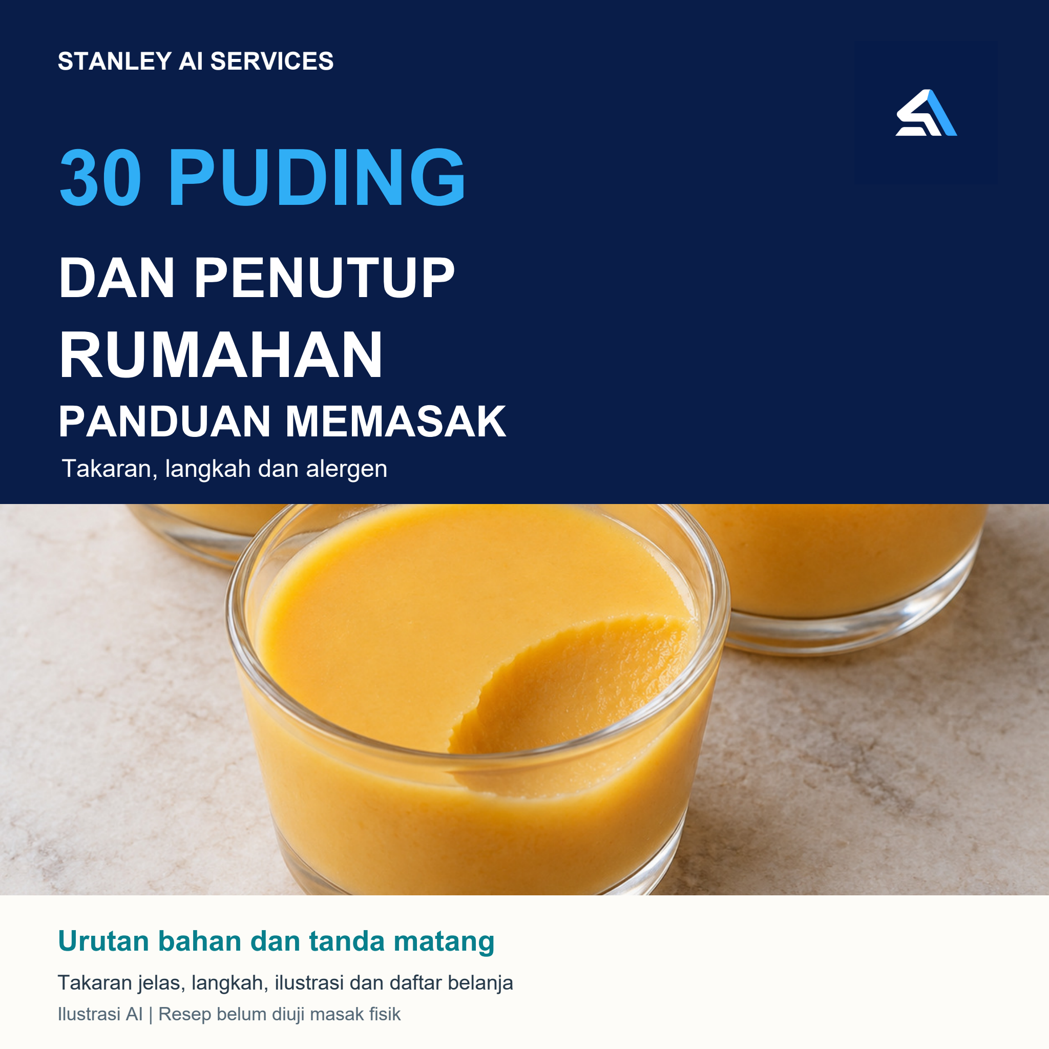 Cover 30 Puding dan Hidangan Penutup Rumahan