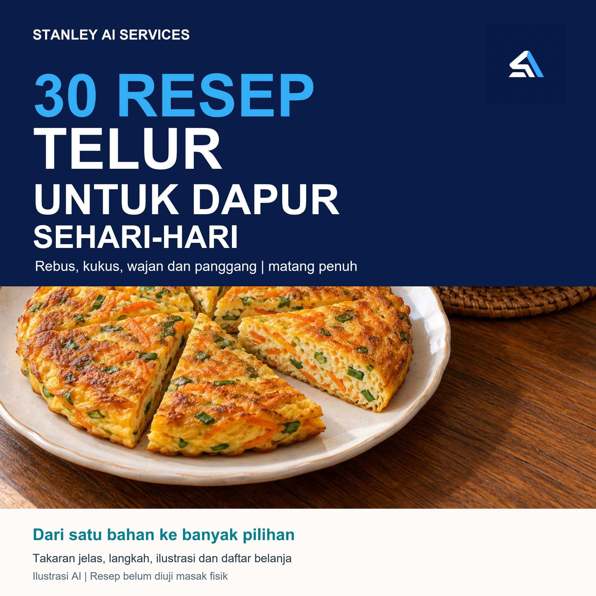 Cover 30 Resep Telur untuk Dapur Sehari-hari