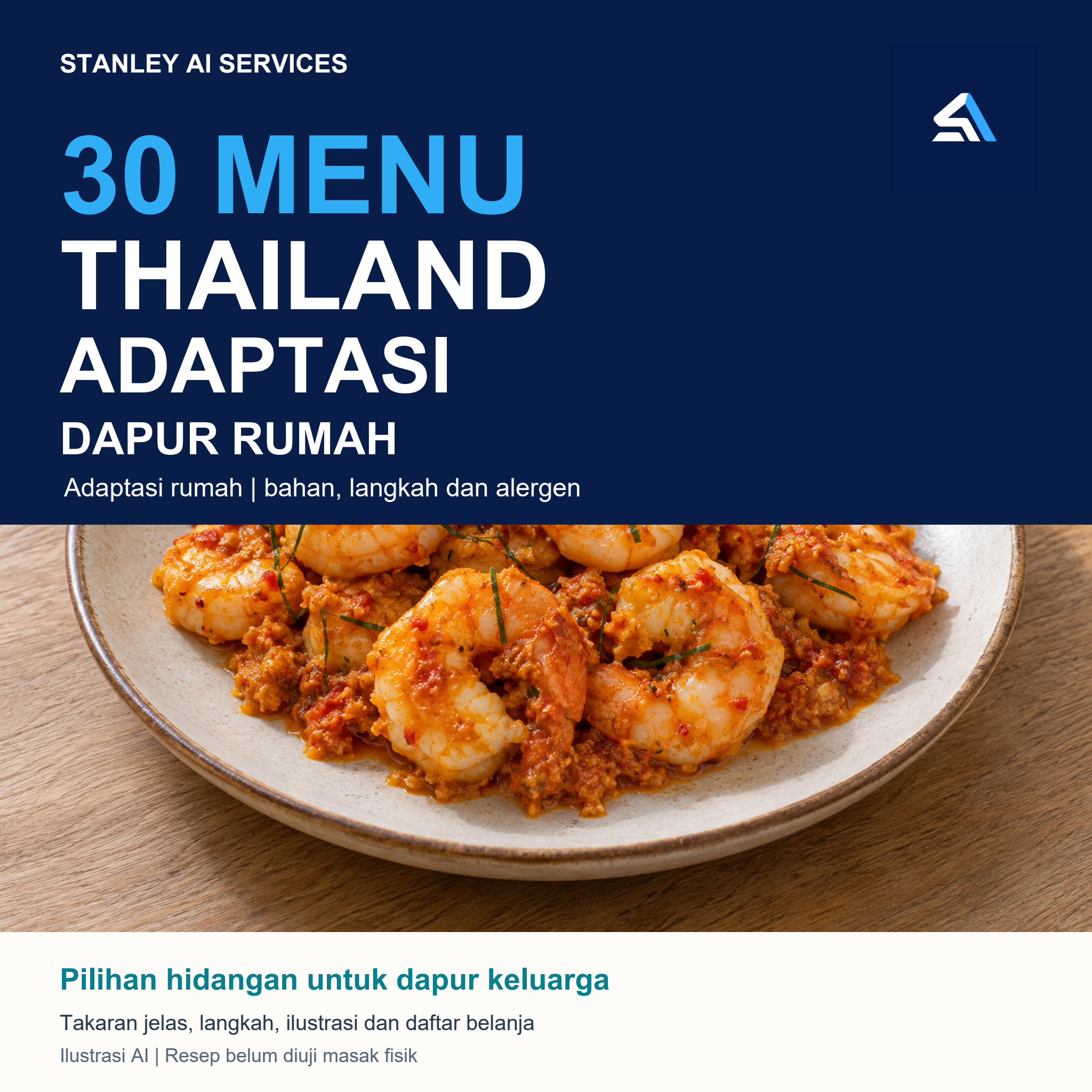Cover 30 Menu Thailand Adaptasi Dapur Rumah